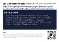 SiF Concrete Wash - 20L